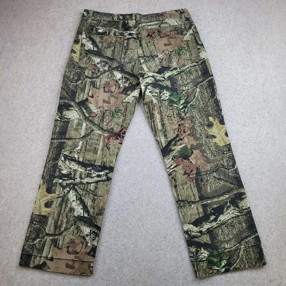 Mossy Oak Camo Pants Mens‎ 36x29 Break Up Infinity Jeans Hunting Oak Leaf